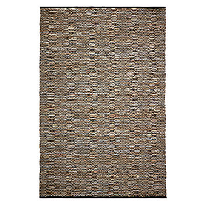 Brink And Campman Recycled Leather Tribe Rug, Natural Brink And Campman Recycled Leather Tribe Rug, Natural